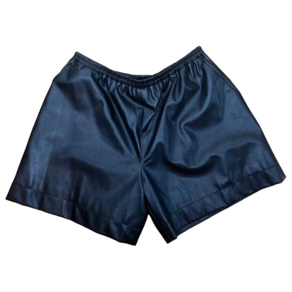 Staud Vegan leather shorts - image 1