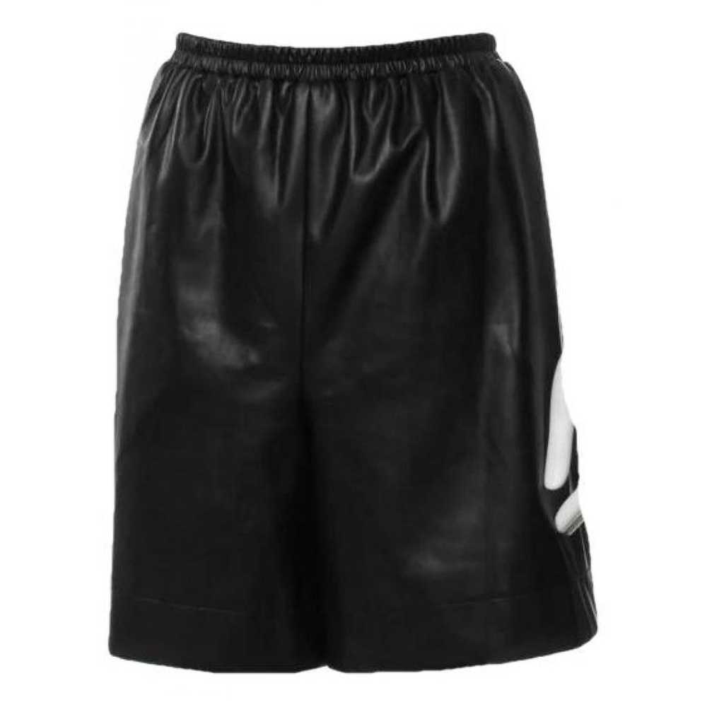 Staud Vegan leather shorts - image 2