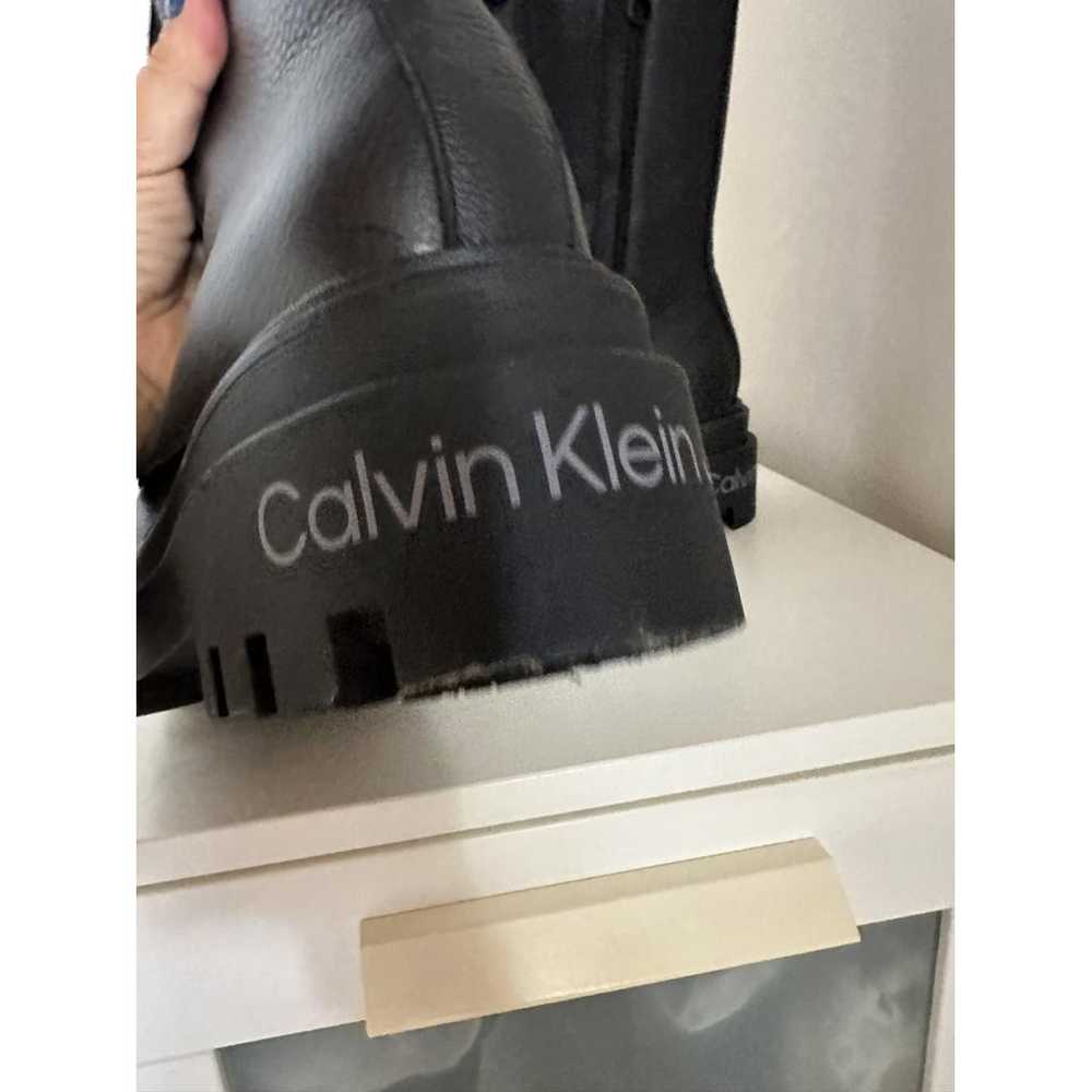 Calvin Klein Jeans Leather western boots - image 5