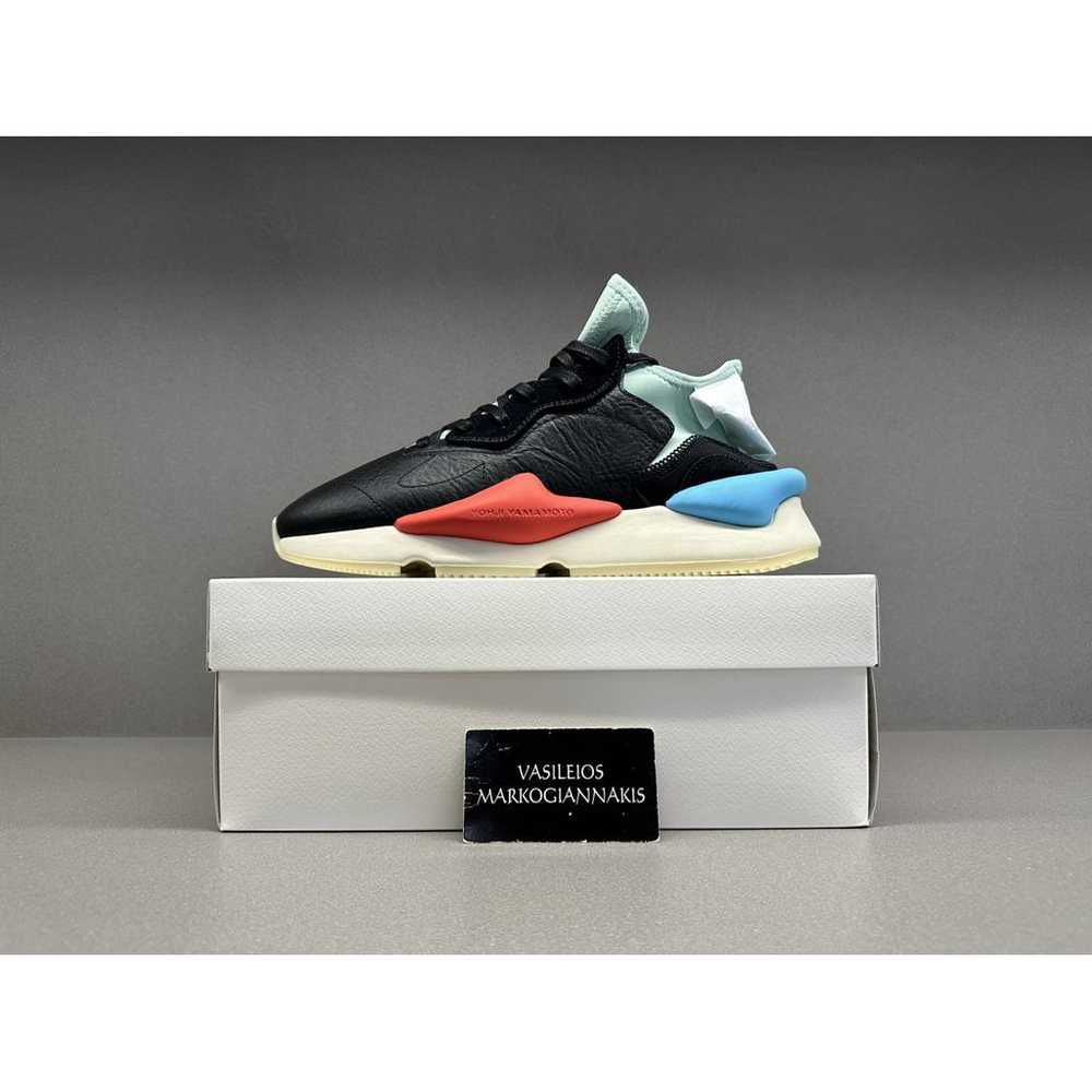 Y-3 Leather low trainers - image 2