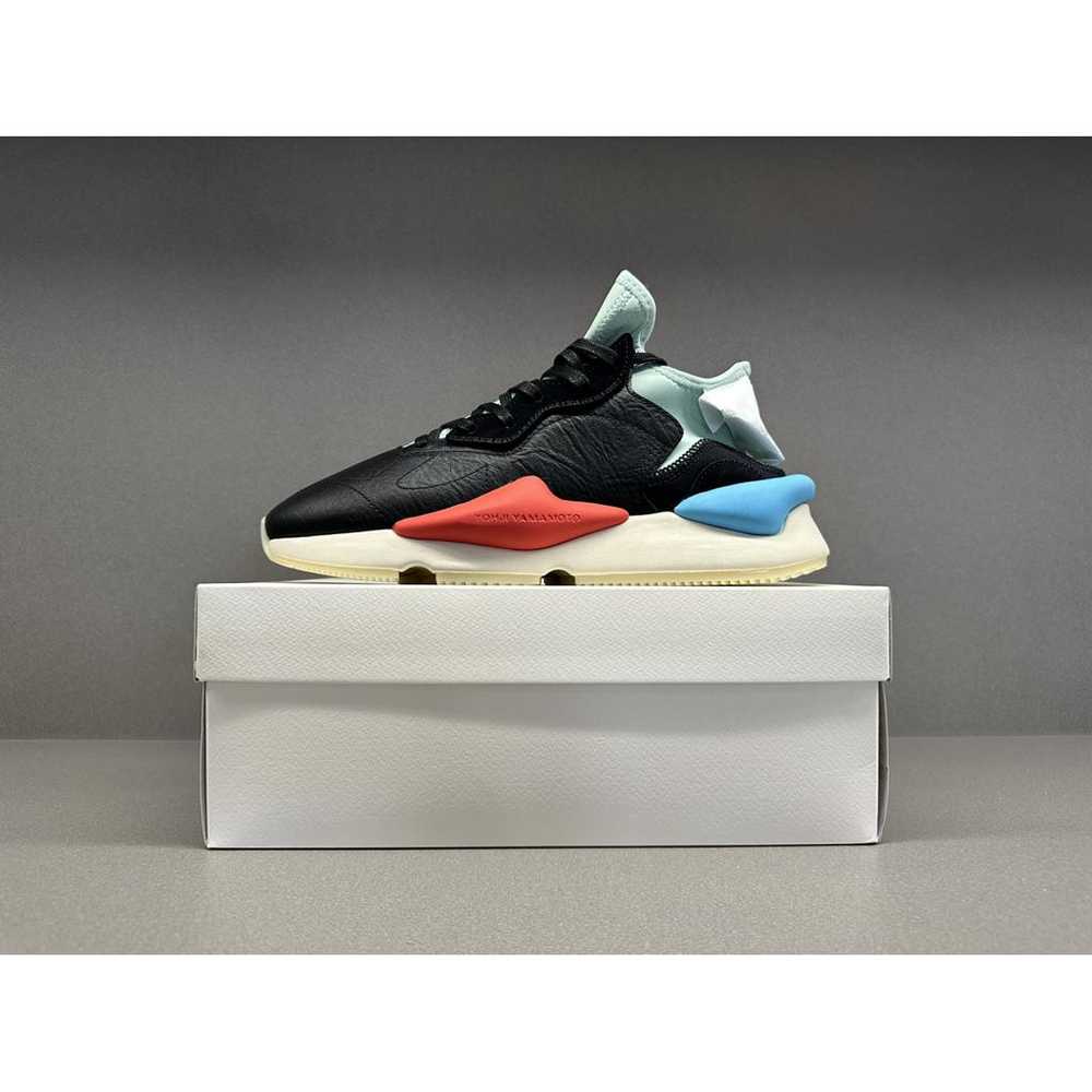 Y-3 Leather low trainers - image 3