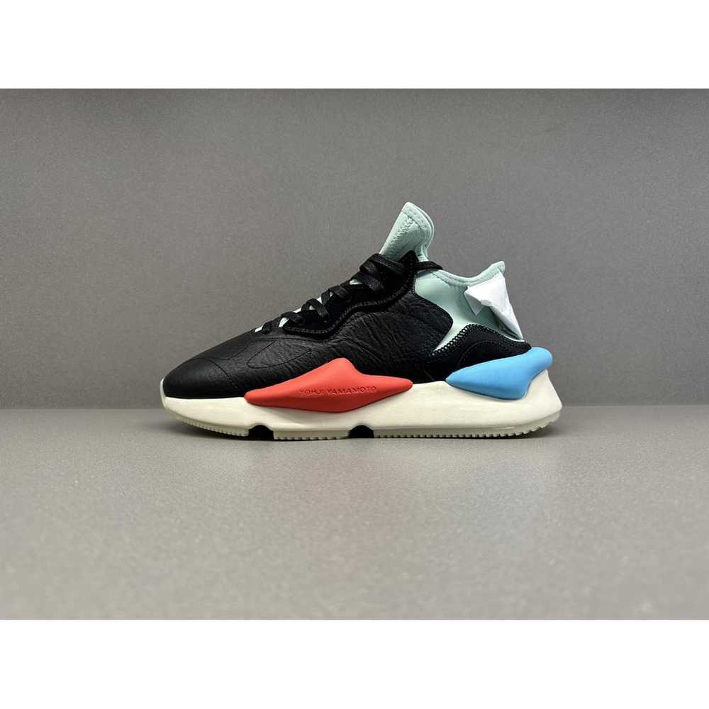 Y-3 Leather low trainers - image 6