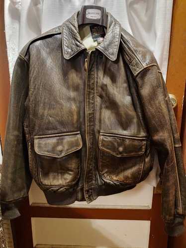 国*ち様 80s avirex A-2 real leather bomber Avirex a-2 leather bomber - Gem