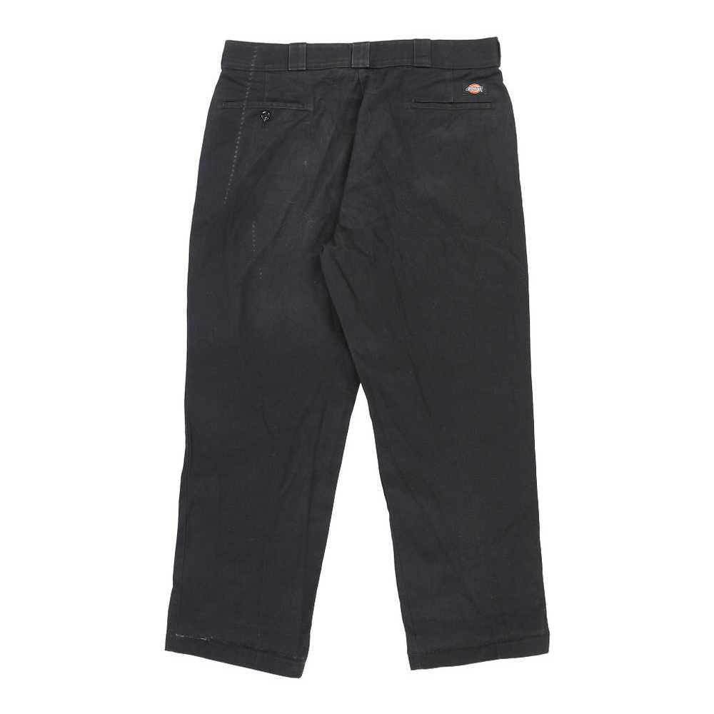 874 Dickies Trousers - 36W 29L Black Polyester Bl… - image 2