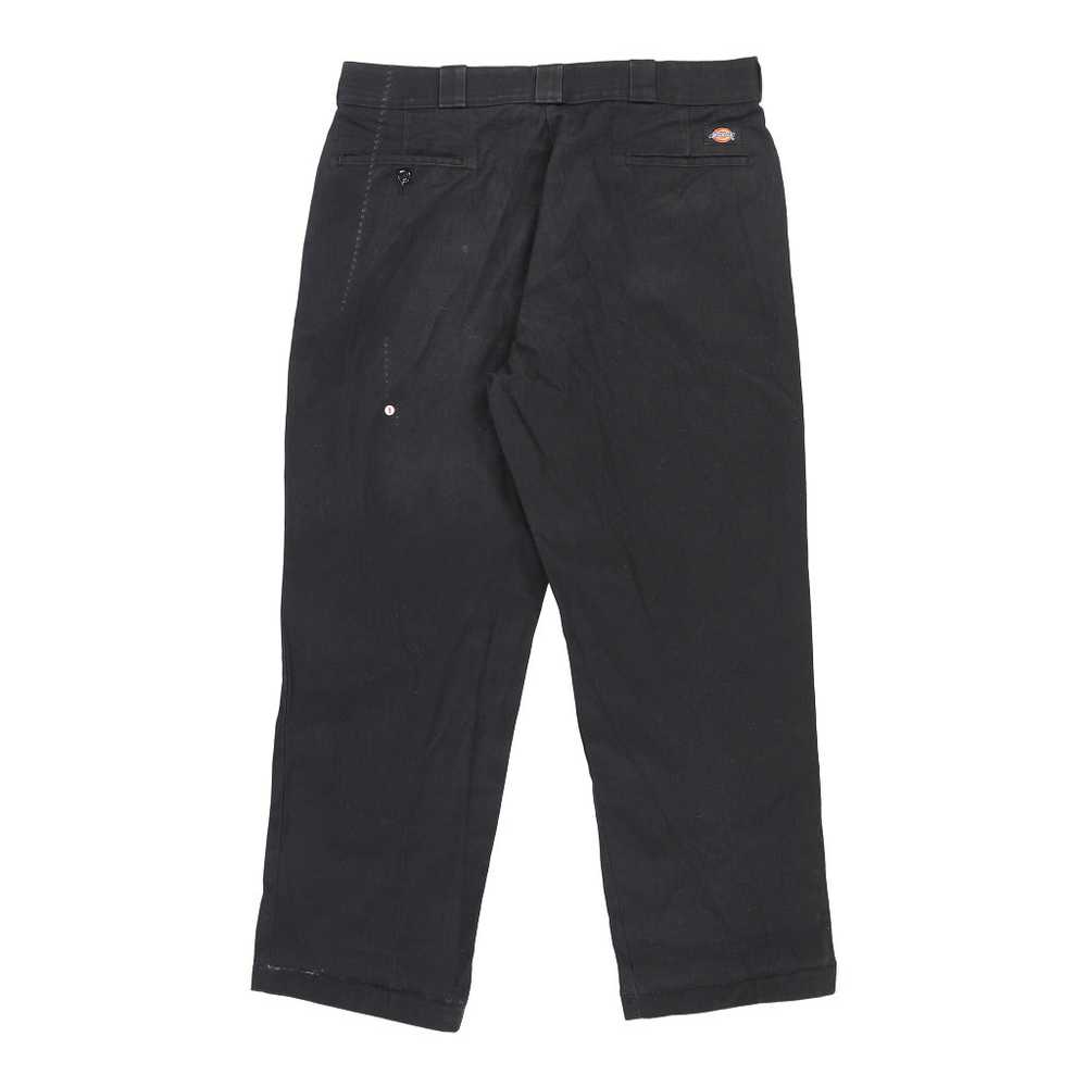 874 Dickies Trousers - 36W 29L Black Polyester Bl… - image 3