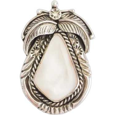Irvin Chee vintage sterling silver pink abalone Na