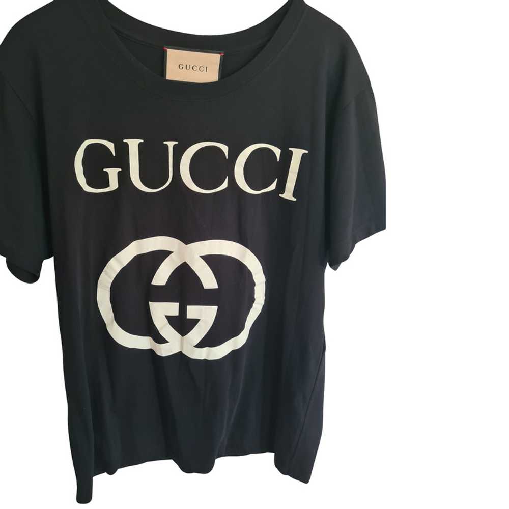 Gucci Top Cotton in Black - image 1