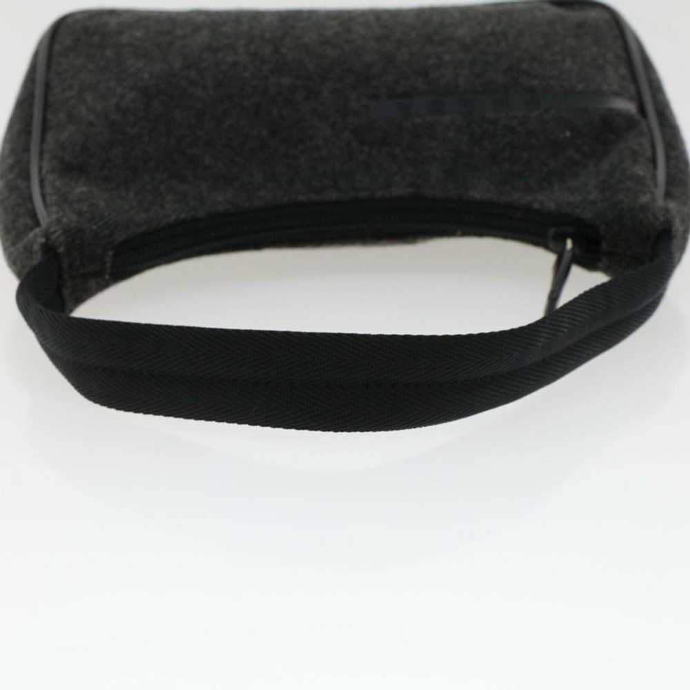Prada Clutch Bag Wool in Black - image 4