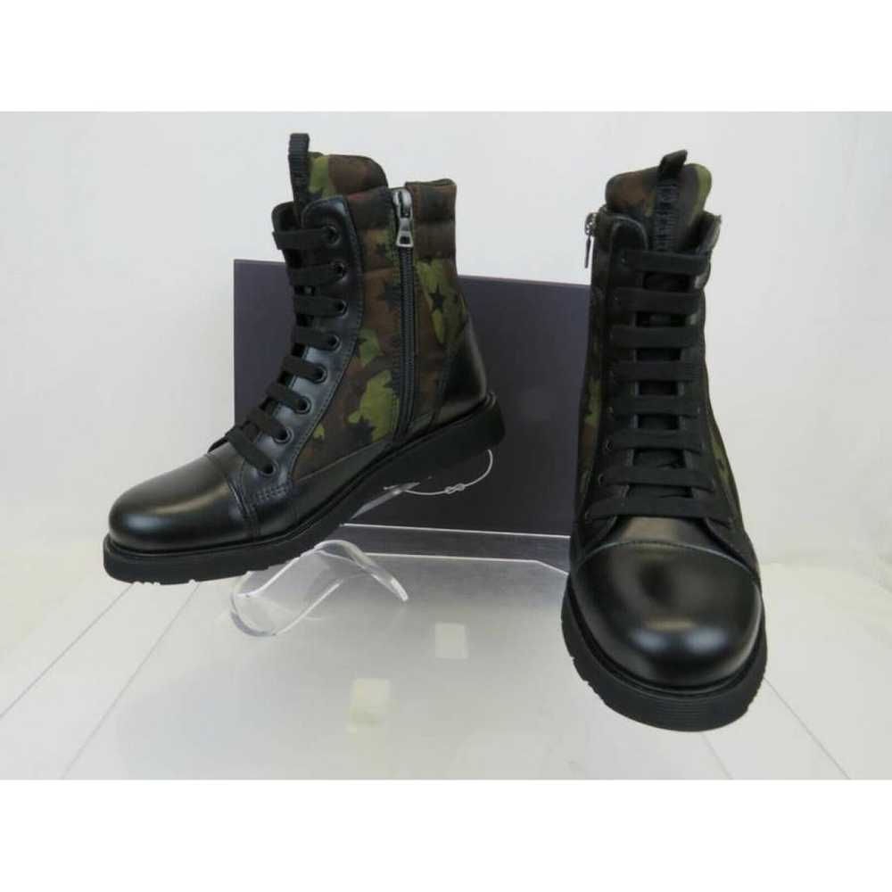 Prada Leather biker boots - image 10