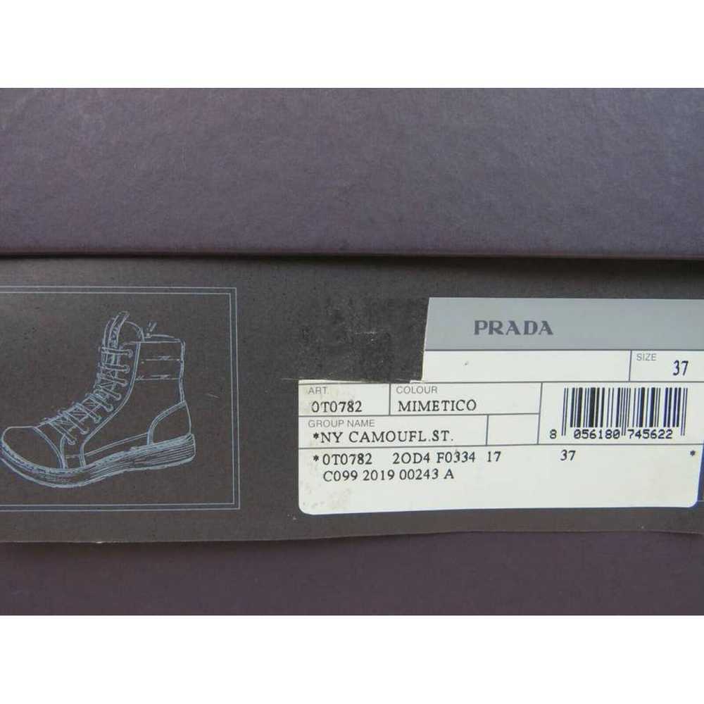 Prada Leather biker boots - image 4