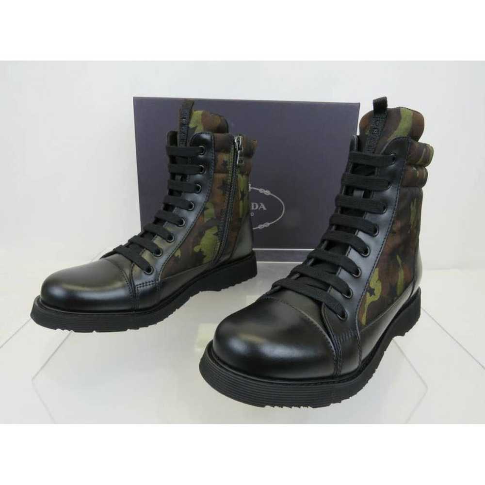 Prada Leather biker boots - image 6