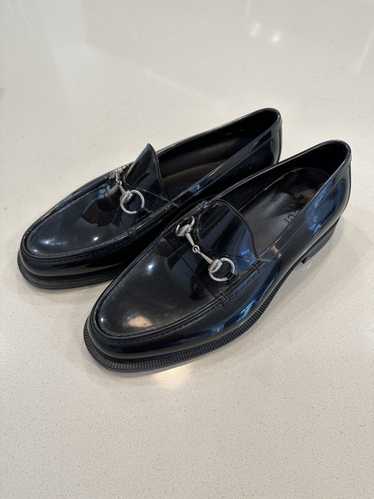 Gucci Gucci Nero Horsebit Rubber Rain Loafers