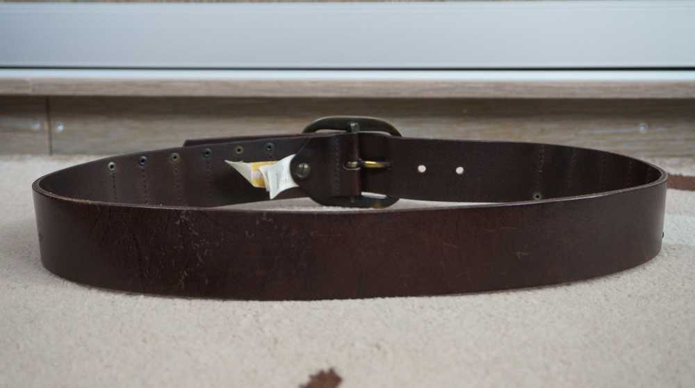 Diesel × Vintage Vintage DIESEL leather belt. Mad… - image 10