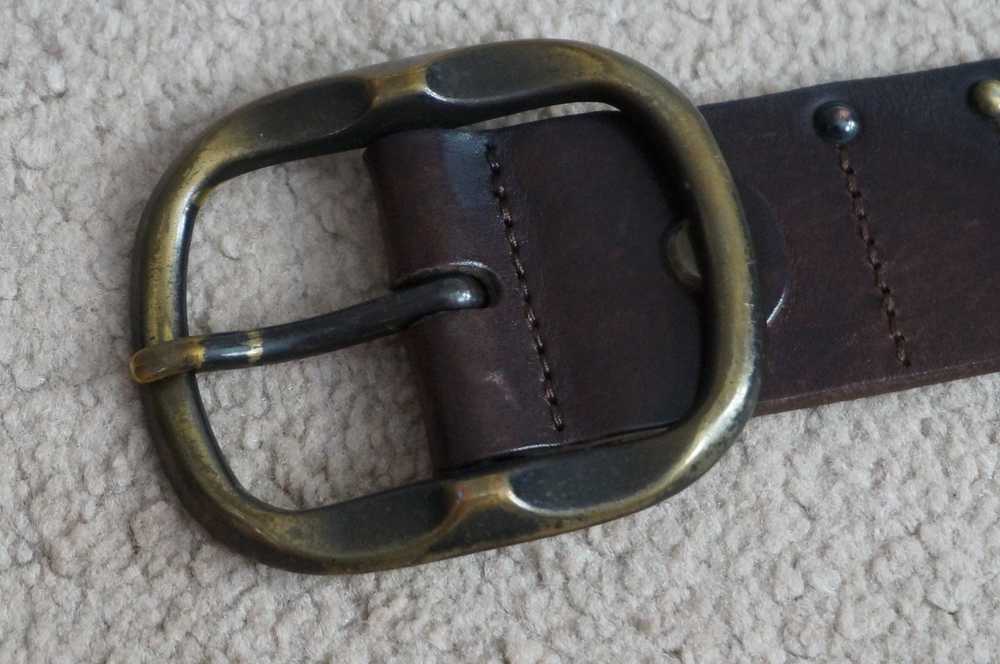Diesel × Vintage Vintage DIESEL leather belt. Mad… - image 11