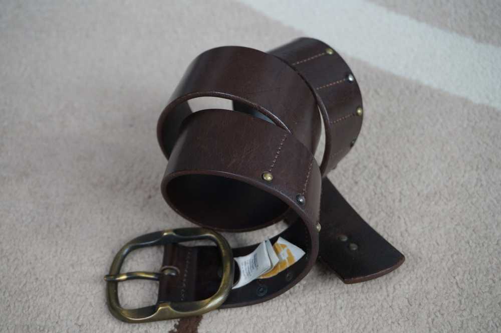 Diesel × Vintage Vintage DIESEL leather belt. Mad… - image 4
