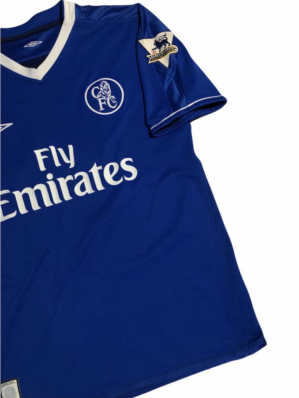 2003/05 LAMPARD #8 Chelsea Vintage Umbro UCL Home Football Shirt