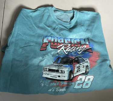 Pacsun Men's Foreign Racing T-Shirt in White - Size XL