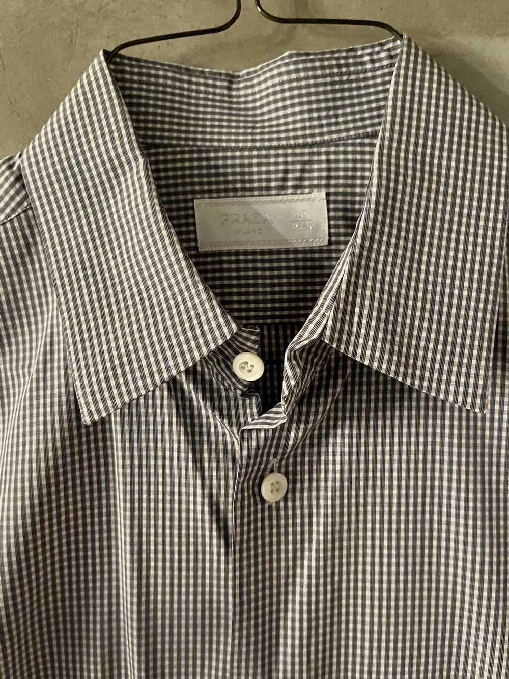 Prada Prada Milano grey/blue micro check - image 2