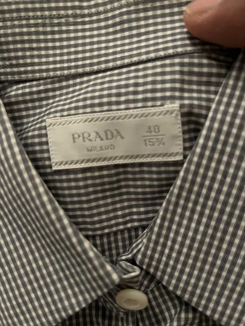 Prada Prada Milano grey/blue micro check - image 5