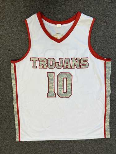 Streetwear USC Trojans Camo Basketball Jersey size