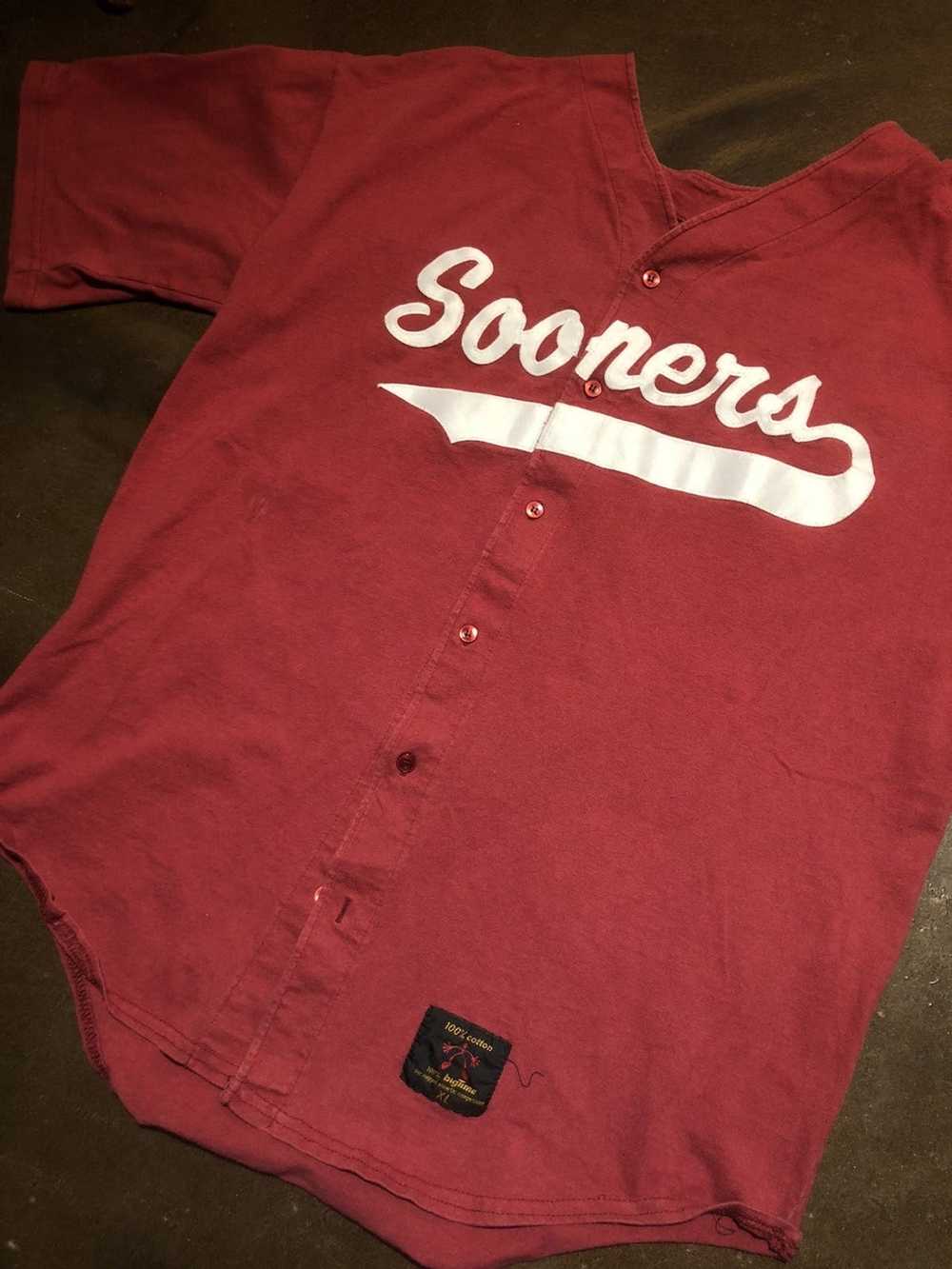 Ncaa × Vintage Vtg Oklahoma sooners baseball Jers… - image 2