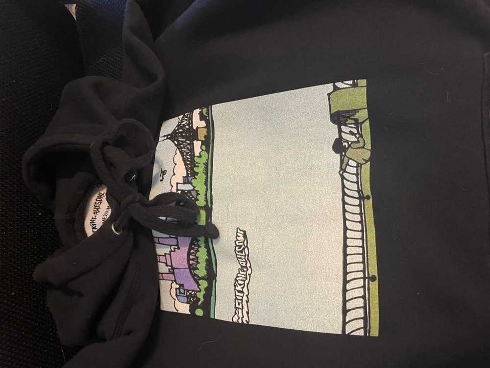 Fucking Awesome Black rare FA hoodie - image 1