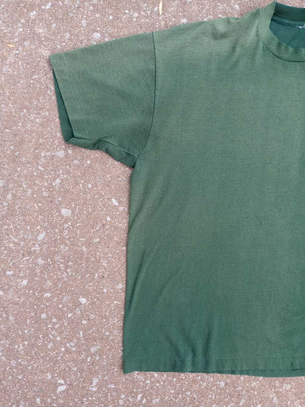 Blank × Streetwear × Vintage Faded Green Missing … - image 2