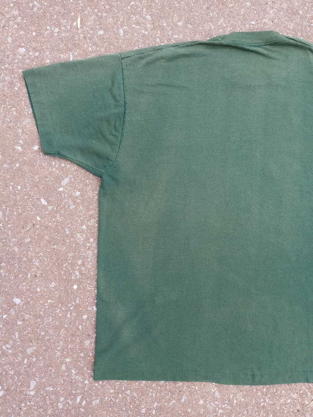 Blank × Streetwear × Vintage Faded Green Missing … - image 7