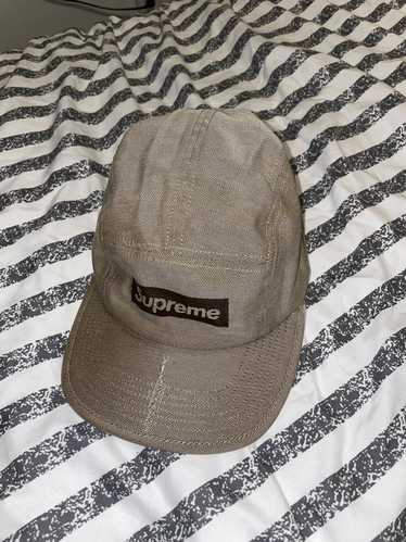 Supreme Jacquard Logo Camp Cap (Green)