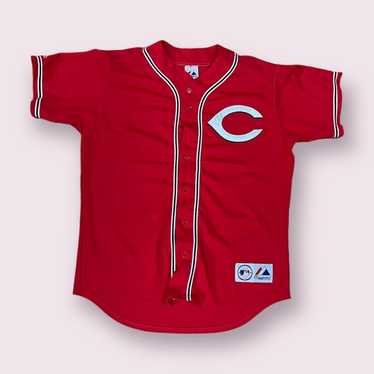 Vintage Majestic Cincinnati Reds Blank Jersey Size 2XL - Gem