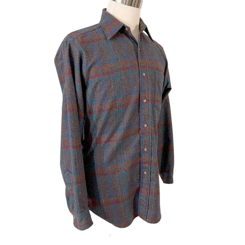 Pendleton Pendleton Shirt Size Medium Blue Wool P… - image 1