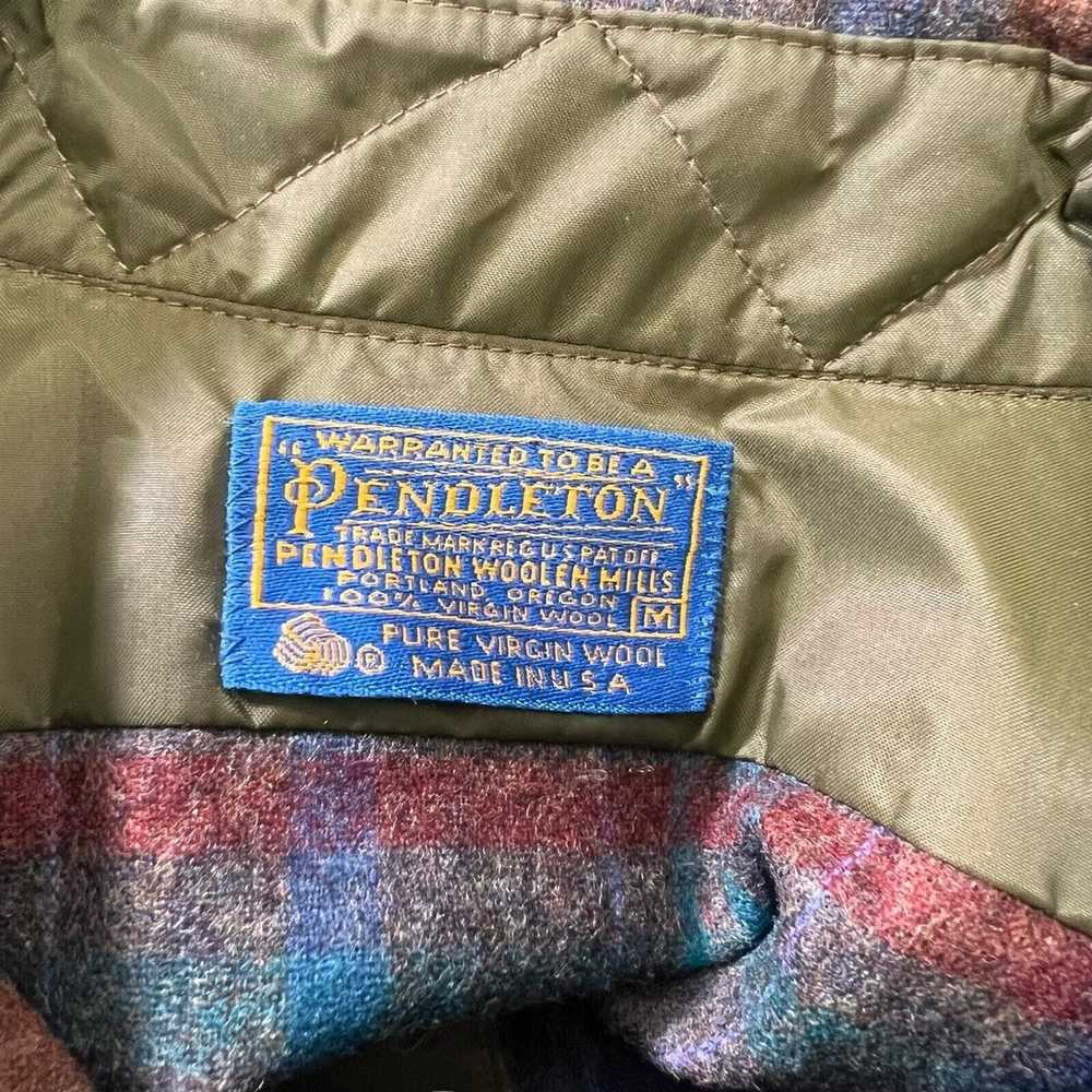 Pendleton Pendleton Shirt Size Medium Blue Wool P… - image 9