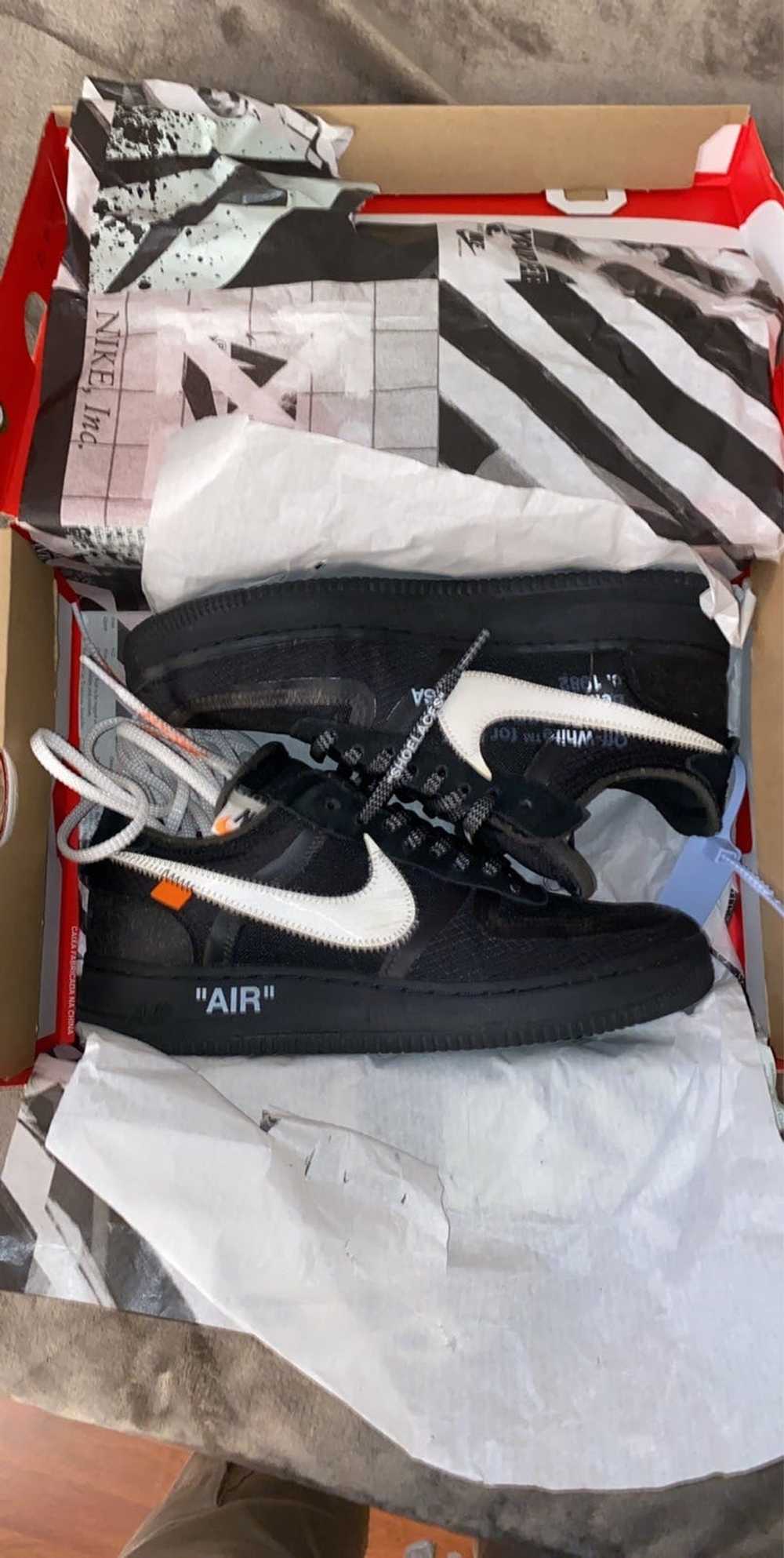 Nike × Off-White OFF-WHITE x Air Force 1 Low Blac… - image 5