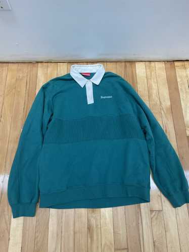 Supreme Supreme Rugby Sweatshirt Teal