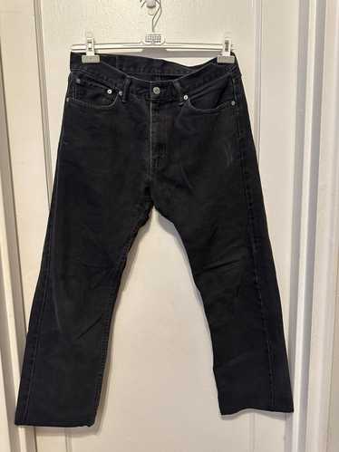 Vintage Levis 505 Black Denim Straight Jeans 38 x 31 … - Gem