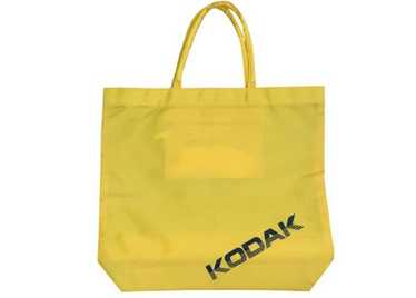 Vintage Vintage Kodak Yellow Nylon Tote Bag - image 1