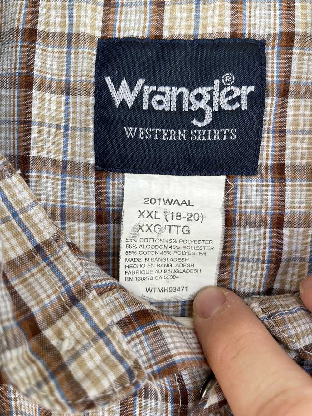 Vintage × Wrangler Wrangler Western Shirt - image 4