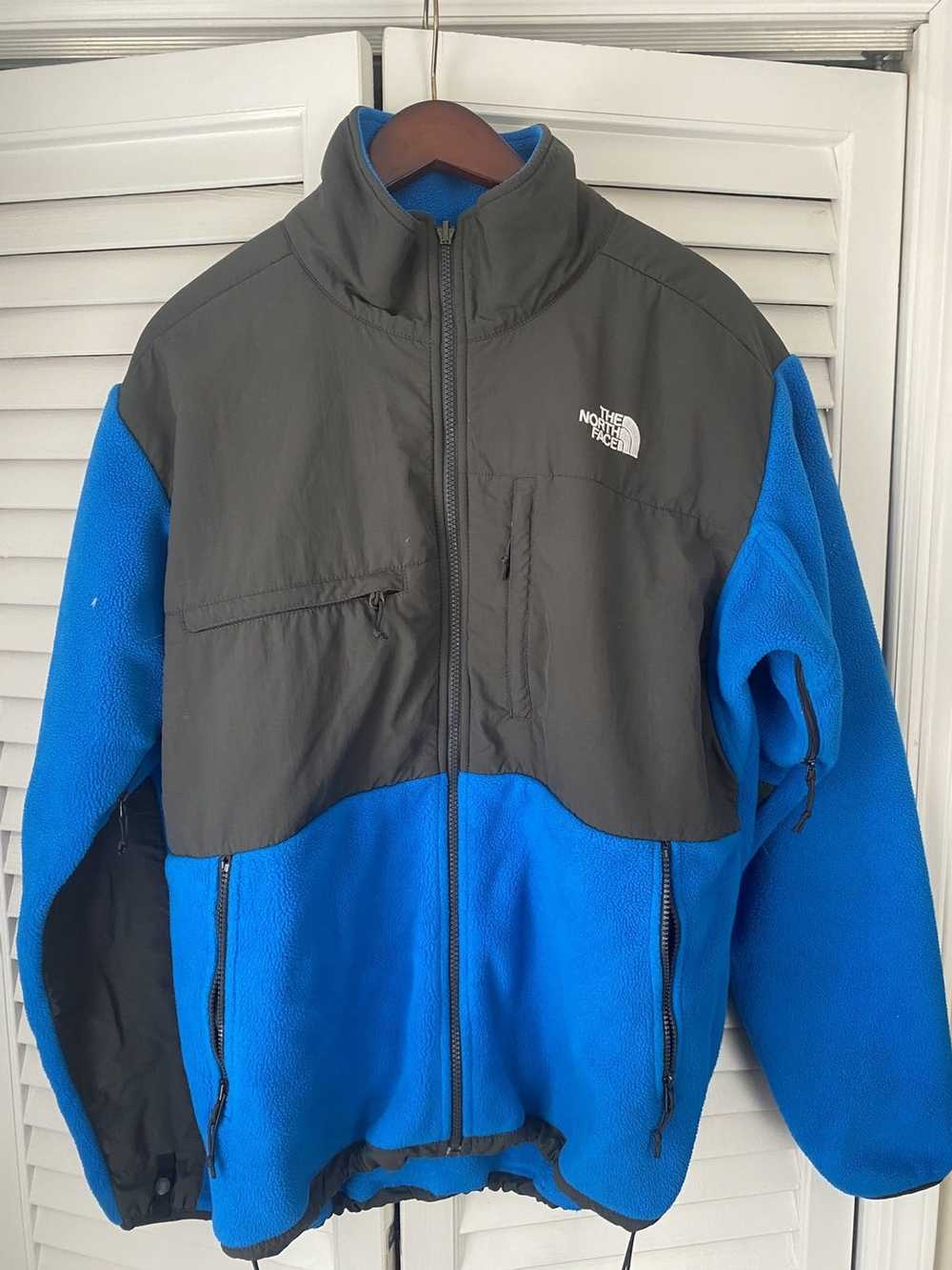 The North Face North Face Denali Zip Up Blue Grey - image 1