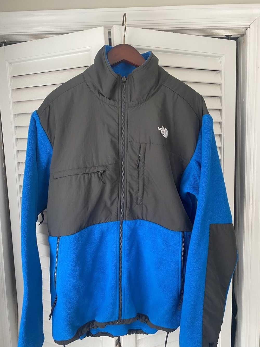 The North Face North Face Denali Zip Up Blue Grey - image 2