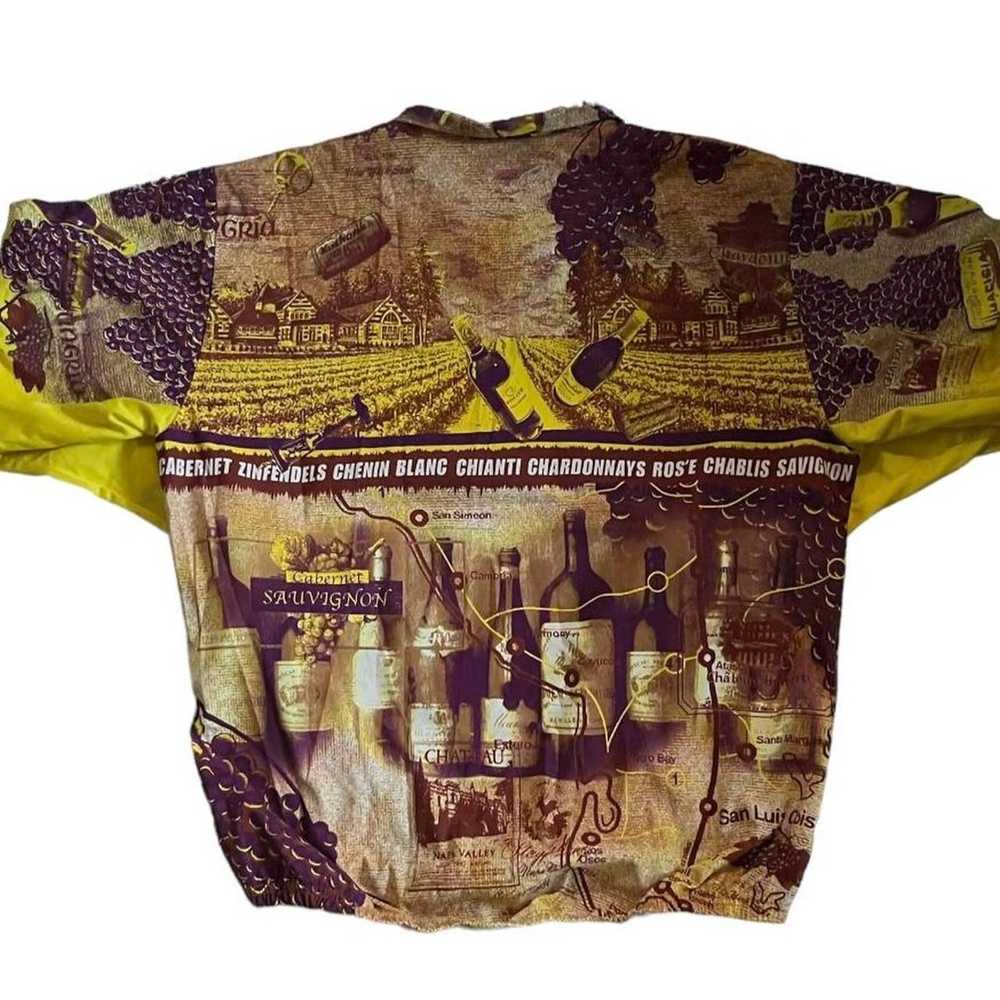 Other Vintage Wine AOP Windbreaker - image 3