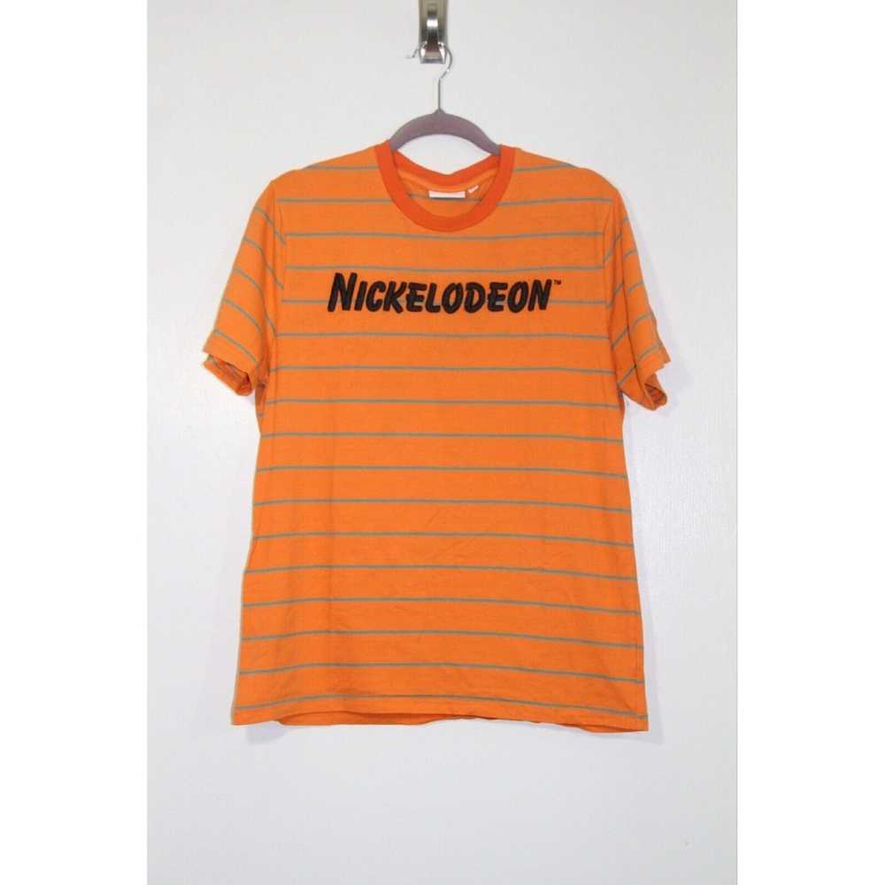 Nickelodeon Nickelodeon Orange Striped T Shirt Si… - image 1