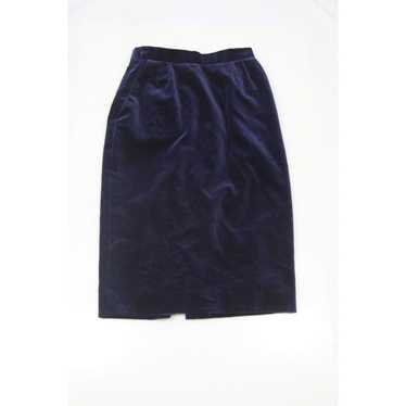 Evan Picone Navy Blue Career Skirt & Blazer 2 Pcs Suit Set Size 10 