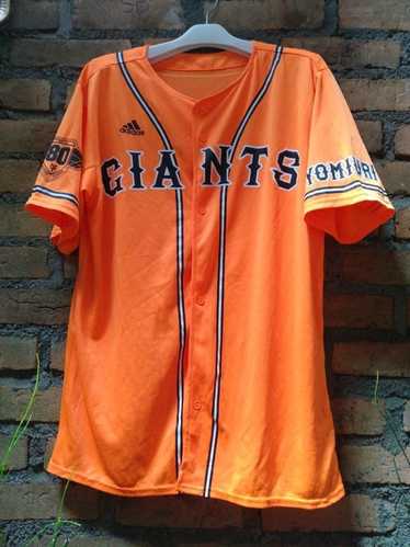 NEW UNDER ARMOUR Japan TOKYO YOMIURI GIANTS Baseball Jersey MEDIUM Orange  Blk