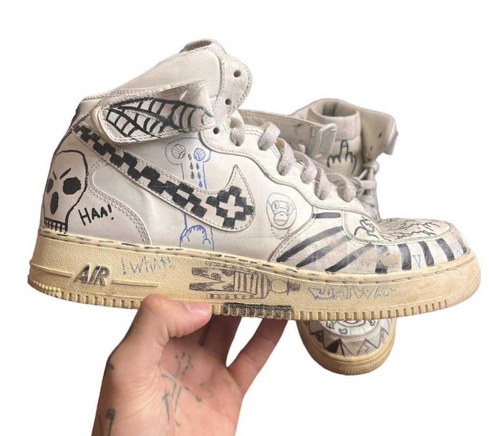 KarlsKicks - Custom painted lv Air force 1 🔥 Made for a customer 👍 Online  soon on karlskicks.com in all sizes #lv #airforce #nike #custommade  #customsneakers #customairforce #louisvuitton