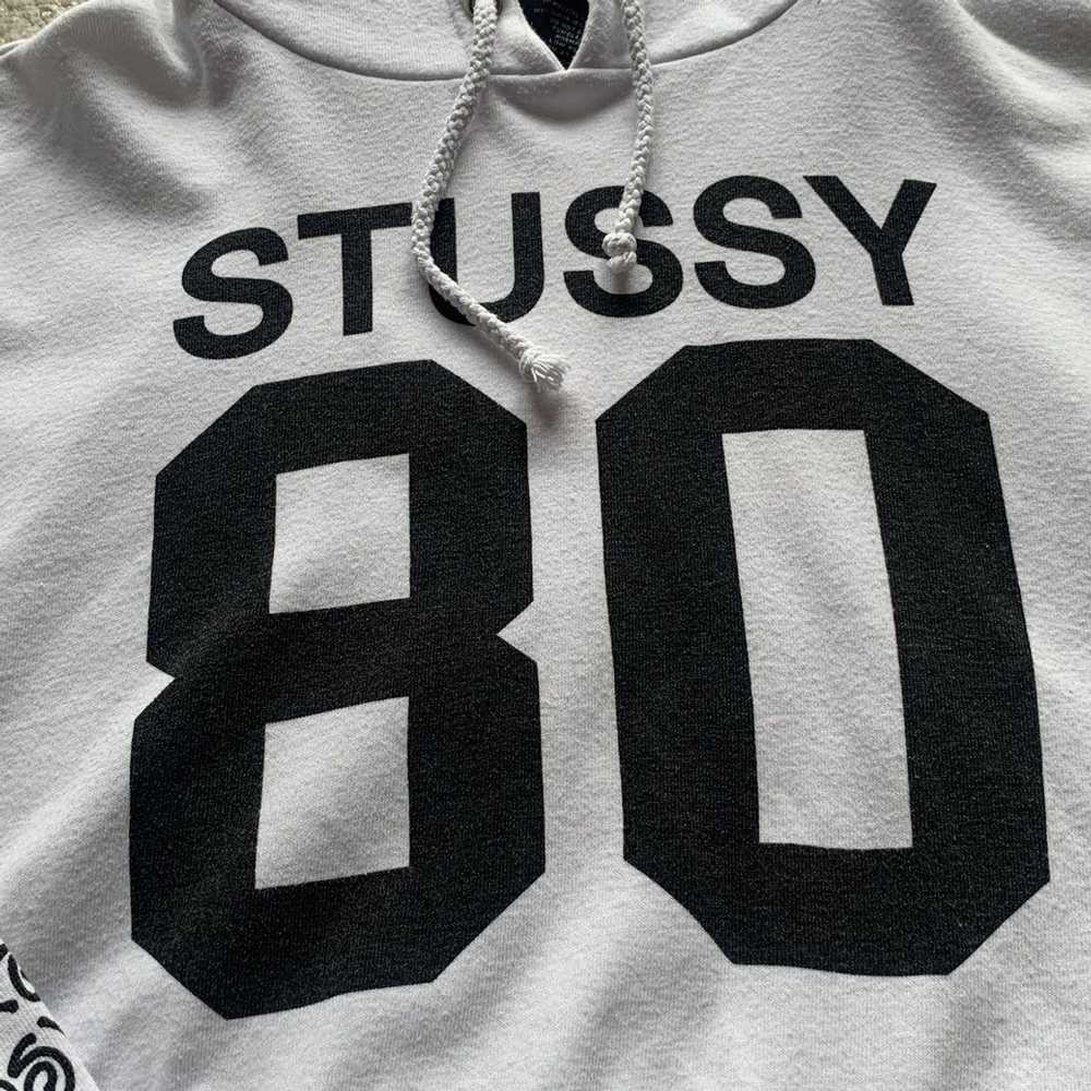Streetwear × Stussy hoodie croped stussy - image 3