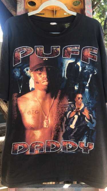 Vintage 90s Bootleg Rap Tee Puff Daddy Mase Notorious BIG Mens XL