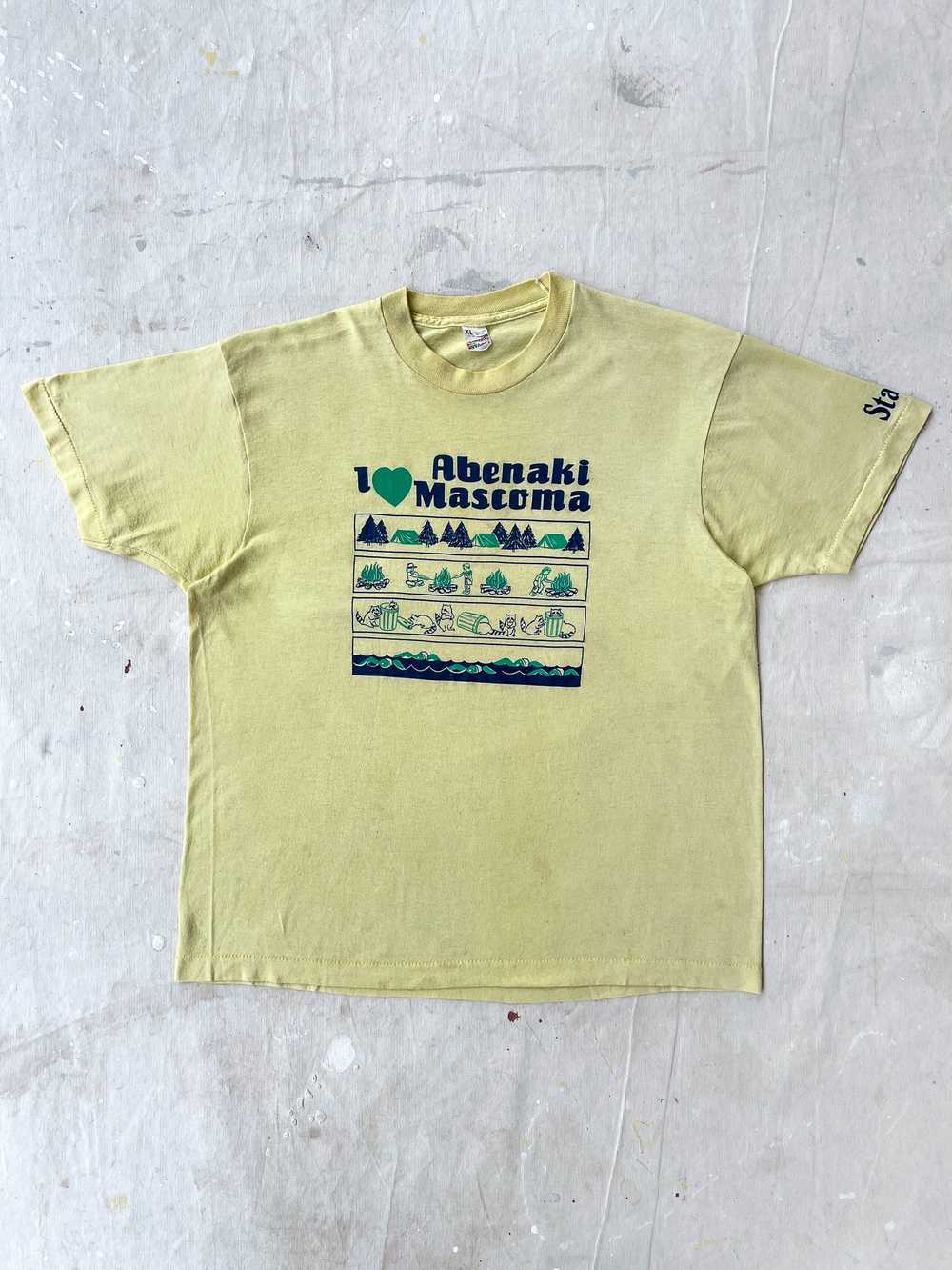 80's Abenaki Mascoma T-Shirt—[L] - image 2