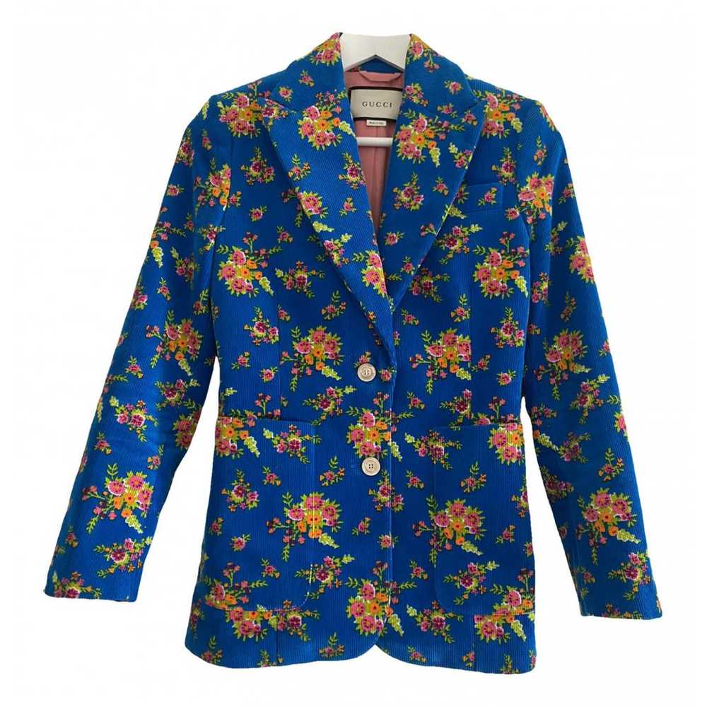 Gucci Velvet suit jacket - image 1