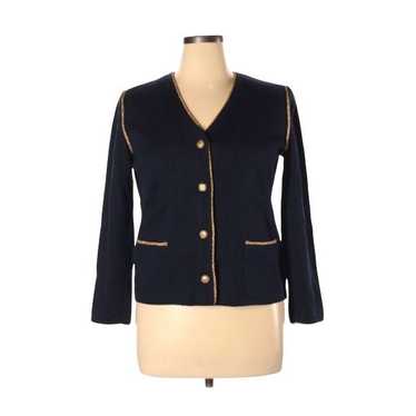 Vintage Altra Navy Blue Cardigan with Gold Accents - image 1
