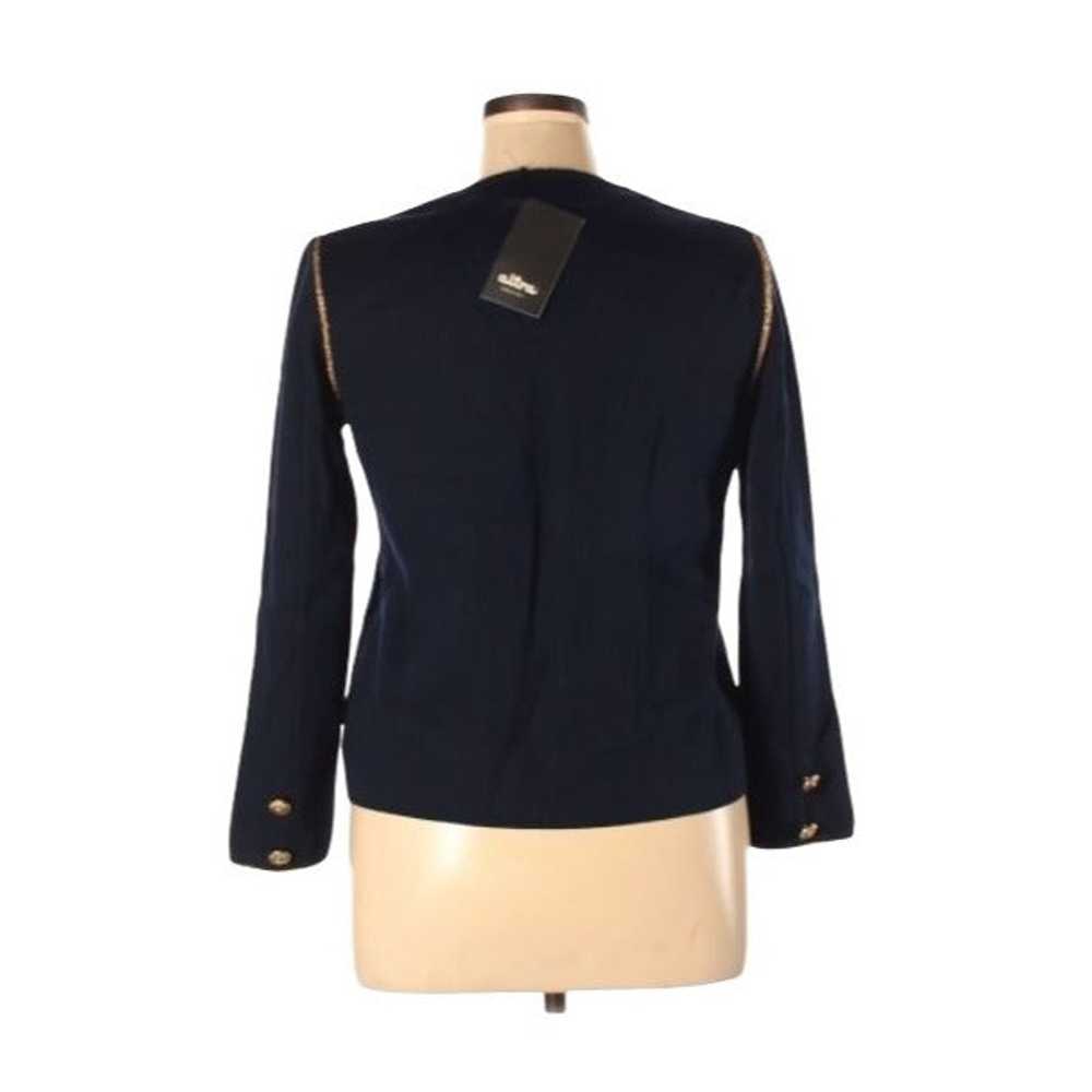 Vintage Altra Navy Blue Cardigan with Gold Accents - image 2